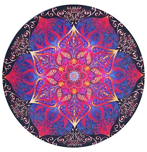 Neworldline Round Wall Hanging Tapestry Wall Hanging Bedspread Beach Towel Mat Blanket Table-Colorful