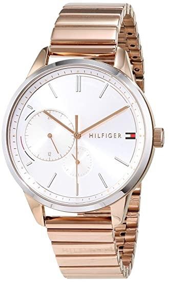 Tommy Hilfiger Women’s Casual Analog Stainless Steel Watch 1782021 (Silver Dial)