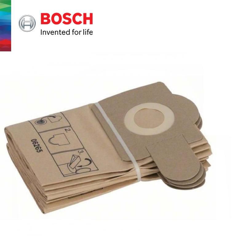BOSCH Accessories 5pcs Paper Filter Bag for Vacuum Cleaner - 2605411150
