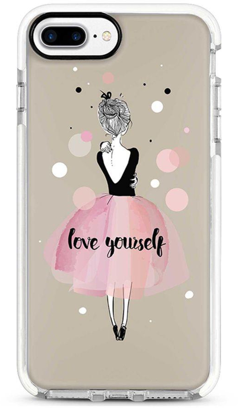 Protective Case Cover For Apple iPhone 7 Plus Love Yourself Full Print