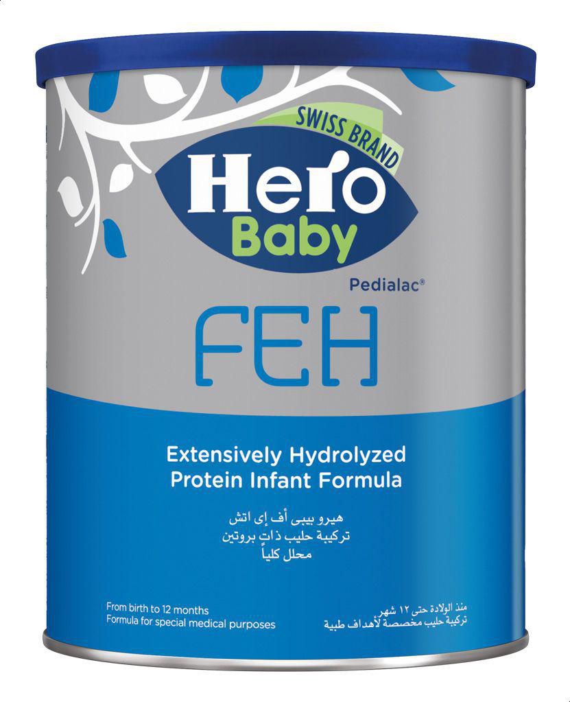 تركيبة حليب اف اي اتش من هيرو بيبي - للاطفال حديثي الولادة الى 12 شهر، 400 جرام