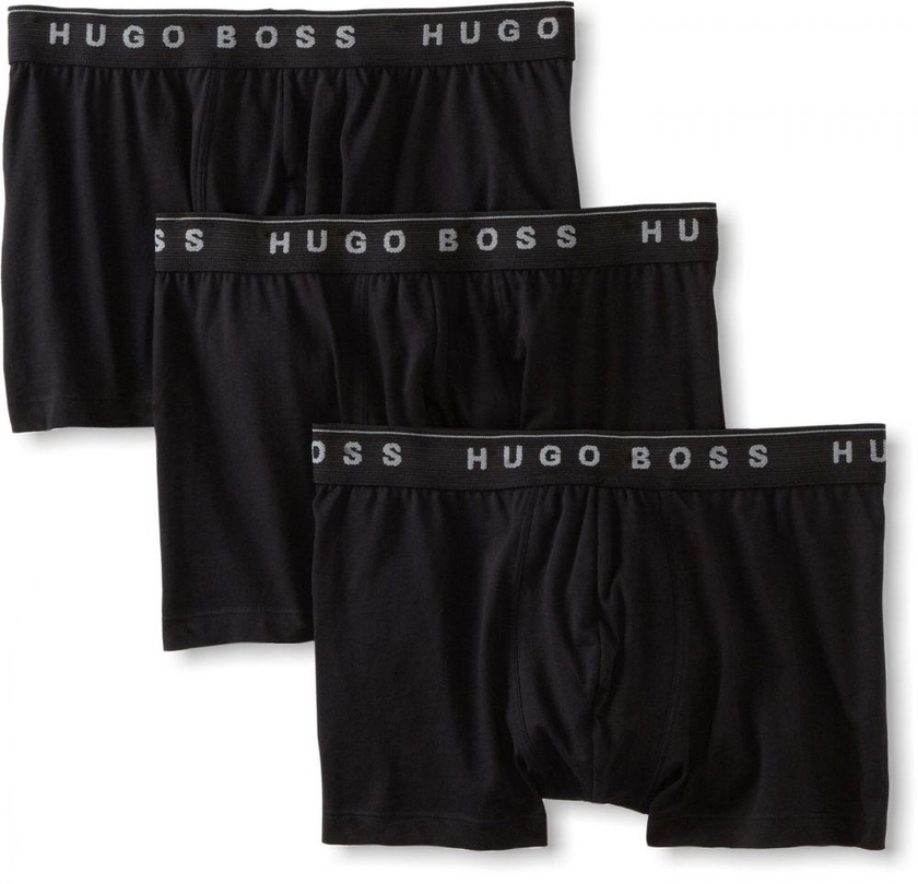 HUGO BOSS Men's 3 PACK BOXER 50236732 BLACK L