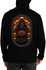 AKAI Zipper Hoodie Sweatshirt Cotton First Rate - Black