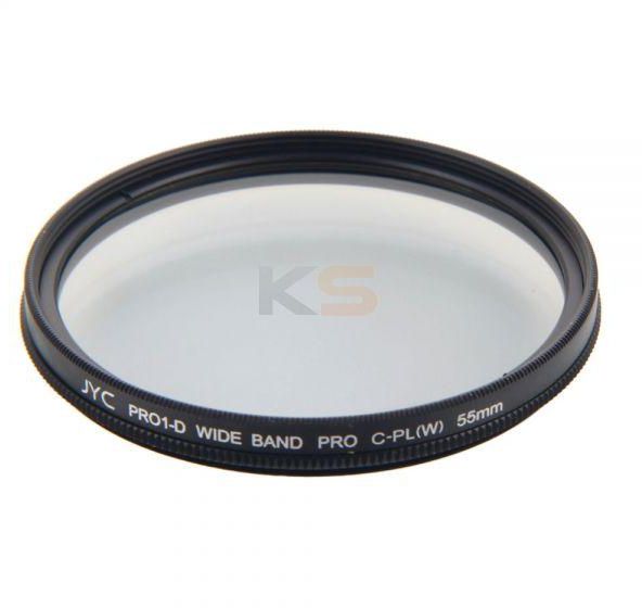 JYC 55mm CPL PRO1-D Ultra-thin Super Slim Circular Polarizing Filter Wide Band For DSLR Cameras Camcorder Lens