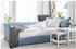 HOLMSUND Corner sofa-bed - Orrsta light blue