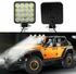 1pc 48W LED Spot Light 12V SUV Off-Road Flood Light Bar 4inch Car 4WD Truck Tractor Boat Trailer