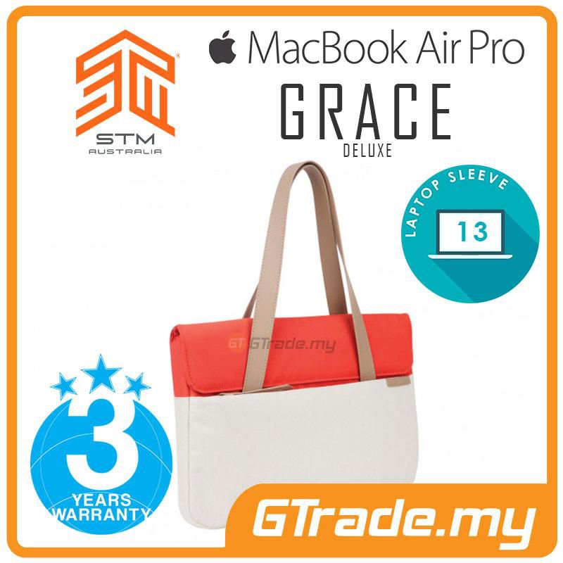 STM Grace Deluxe Laptop Sleeve Bag Apple MacBook Pro Air 13' Coral Dove