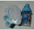 Double Eye Face Lunch Box With Water Bottle Set - Blue