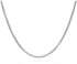 سلسلة ستانلس ستيل شكل حلقات متصلة مسطحة بقفل لوبستر للرجال من بلينج جوليري - فضي