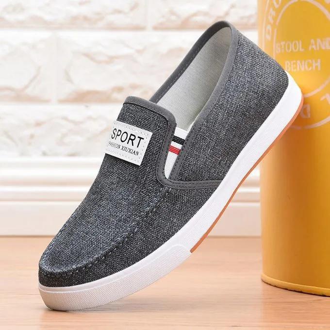 Men's Slip On Sneakers Loafers Sports Shoes Canvas