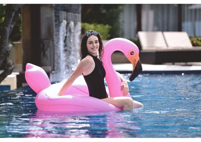 Ji Long ​​Jilong Giant Animal Swim Ring Flamingo 115 cm No: 37484