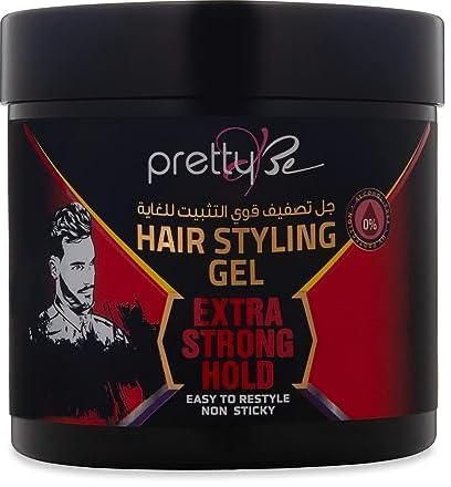 PrettyBe Hair Gel For Styling, Extra Long Hold, Non-Sticky, Hair Straightener Cream For All Hair Types, Enriched with Pro Vitamin B5 Styling Gel, Free From Alcohol, Shines, Smoothes, Conditions 700ml