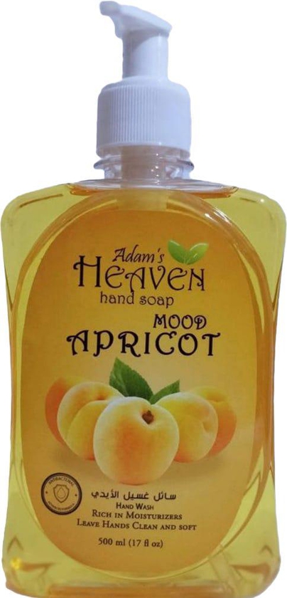 Get Adam's Heaven Hand Wash Gel with Apricot Scent - 500 ml with best offers | Raneen.com