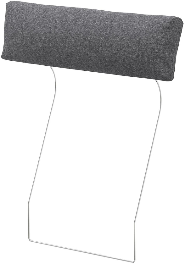 VIMLE Cover for headrest - Gunnared medium grey