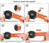 Replacement Silicone Strap 22mm For Huawei GT / GT2 46mm Smart Watch - Orange