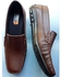 Fashion Men's Official Leather Loafers - Brown