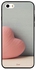 Thermoplastic Polyurethane Protective Case Cover For Apple iPhone 5S Peach Heart