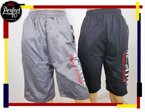 FST 100% Velvet Cotton Casual Shorts Men's Pants Shorts (2 Colors)