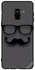 Protective Case Cover For Samsung Galaxy A8+ (2018) Glass & Mustache