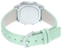 Casio Women's Digital Resin Leather Band Watch Green LA680WEL-3DF