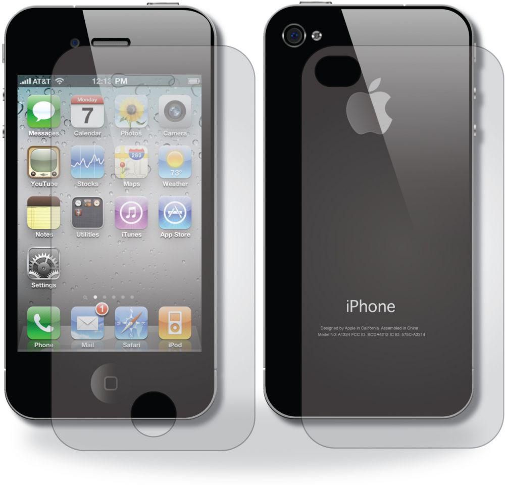 Full body Front Back Clear Screen protector for iPhone 4 4S