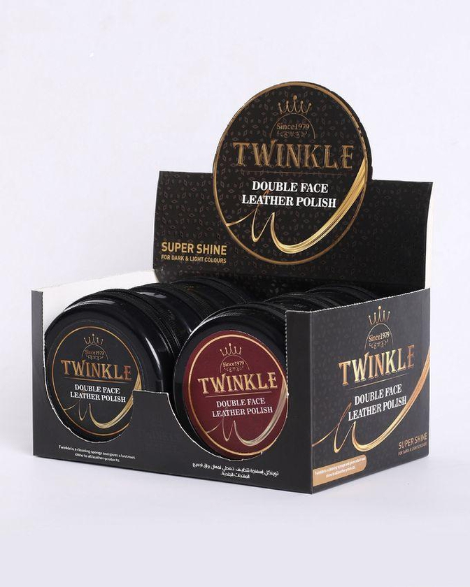Twinkle Double Face Leather Cleaning Sponges Box - 6Pcs