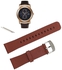 Genuine Italian Leather Smart Watch Band Strap Brown For LG Watch Urbane W150