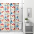 Spirella Halligalli Circus Peva Shower Curtain, Multi - 180 x 200 cm