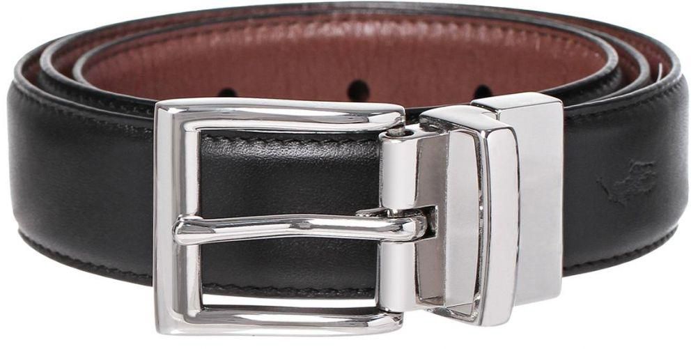 Polo Ralph Lauren 405069571-3C8 Reversible  Belt for Men - Leather, Black/Brown, 32 US