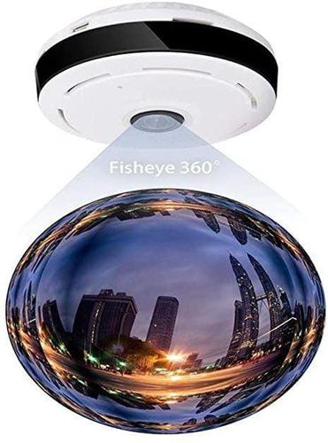 360 Degree Panoramic View Security Camera with Night Vision and Wifi