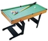 Foot Folding Pool Table With Pool Balls And 2 Cues 101cm