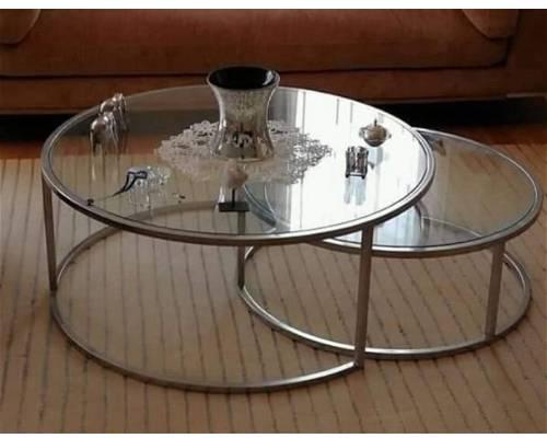 Silver Modern Coffee table - AX36