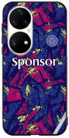 Protective Case Cover For Huawei P50 Pro Jersey Design Multicolour