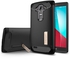 كفر LG G4 سيليكون اسود مع ستاند LG G4 Case cover