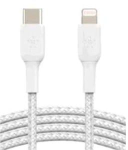 Belkin Lightning To USB Type-C Cable 2m White