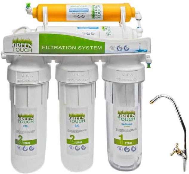 Get Green Touch Water Filter, 5 Stage 20×9 cm - White with best offers shop online | cash on delivery | Raneen.com
