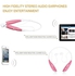 Generic TA Bluetooth Wireless HandFree Sports Stereo Headset Earphone For IPhone -pink
