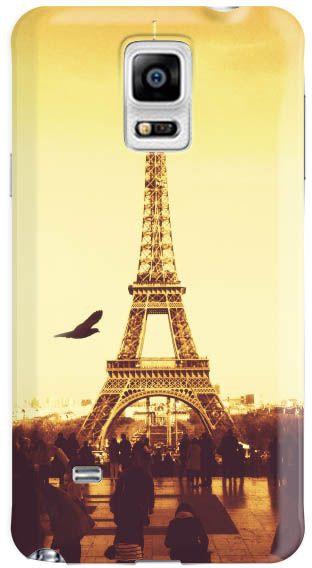 Stylizedd  Samsung Galaxy Note 4 Premium Slim Snap case cover Gloss Finish - Paris - Eiffel Tower  N4-S-206