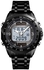 Men's Multifunctional Stainless Steel Digital Watch J3928B-KM