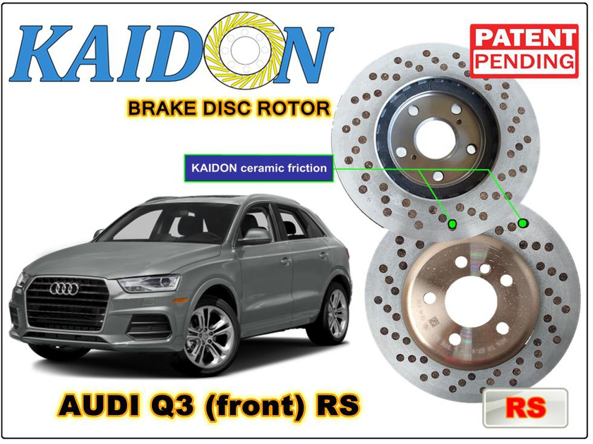 Kaidon-brake AUDI Q3 Disc Brake Rotor (front) type "RS" spec
