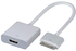 Dock Connector to AV TV HDMI HDTV Adapter Cable for 4 4S 1080P iPad 2 3 iPhone (White)