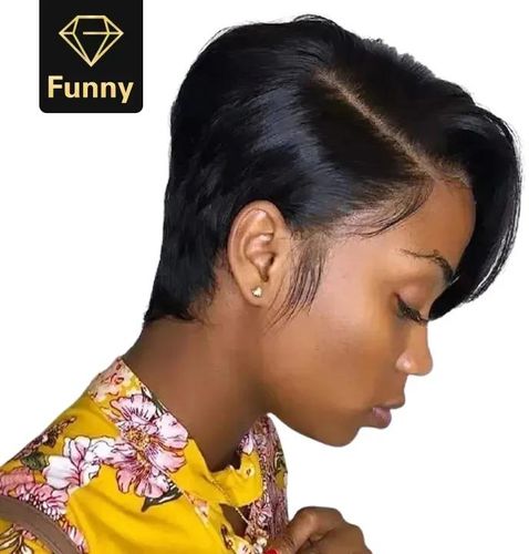 2021 High quality Short Wigs Pixie Cut Wig Straight Hair Wigs For Women