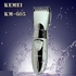 Kemei KM-605 Rechargeable Washable Hair Clipper Trimmer – GRAY