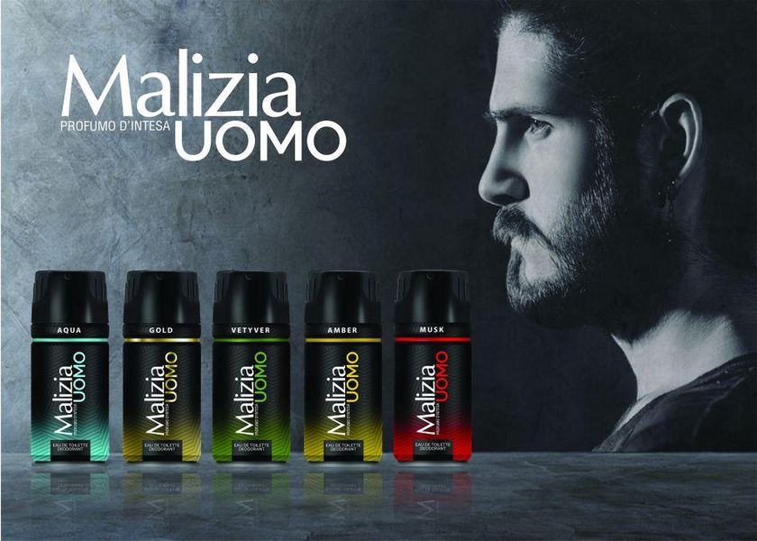 Malizia Uomo Deodorant Malizia Different Smells - 150 Ml - Buy Four Pieces And And The Fifth Is Free