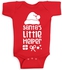 Twinkle Hands - Santa Little Helper Baby Onesie - Red- Babystore.ae