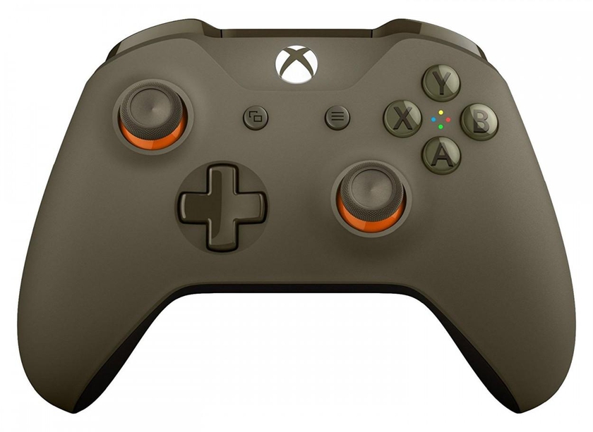 Official Xbox One Wireless Controller - Green/Orange