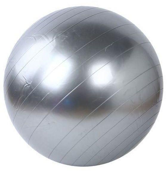 Exercise Fitness Gym Smooth Aerobic Yoga Ball - Silver - 75cm