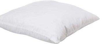 Maestro 2 Pcs Stripe Hotel Cushion 90 GSM outer fabric, 400 grams with Microfiber filling, Size: 45 x 45, White