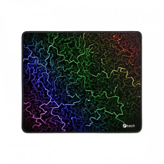 C-TECH ANTHEA ARC mouse pad, color, gaming, 320x270x4mm, stitched edges | Gear-up.me