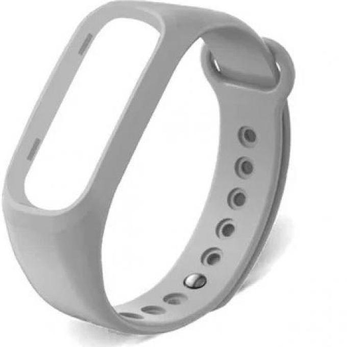 Soft Adjustable Silicone Strap Compatible With Oppo Smart Band (Gray)